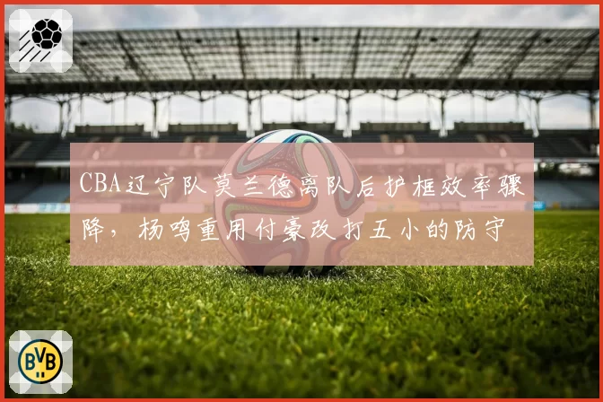 CBA辽宁队莫兰德离队后护框效率骤降,杨鸣重用付豪改打五小的防守代价几何?